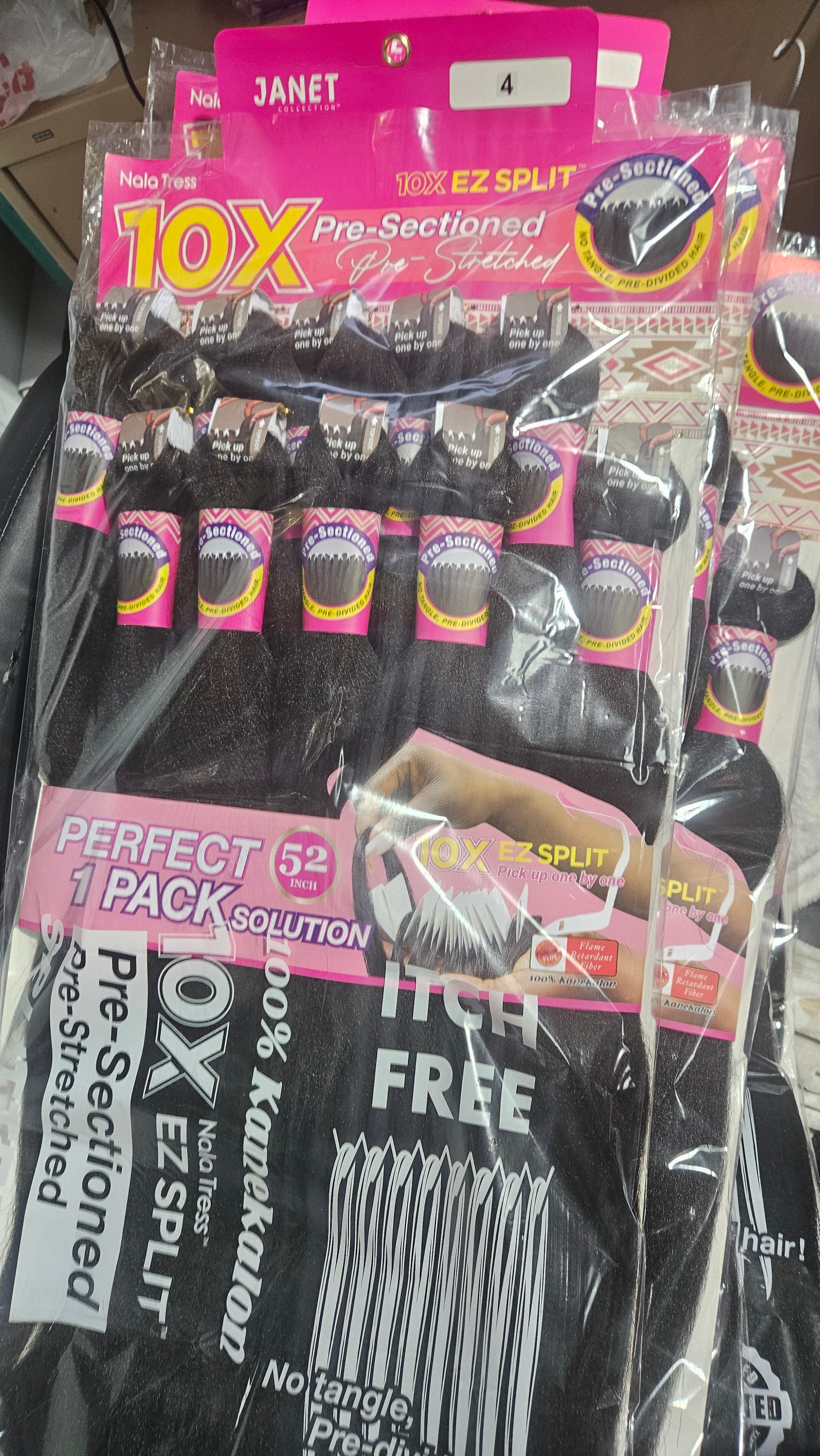 JANET collection 10X EZ SPLIT PRE-STRETCHED