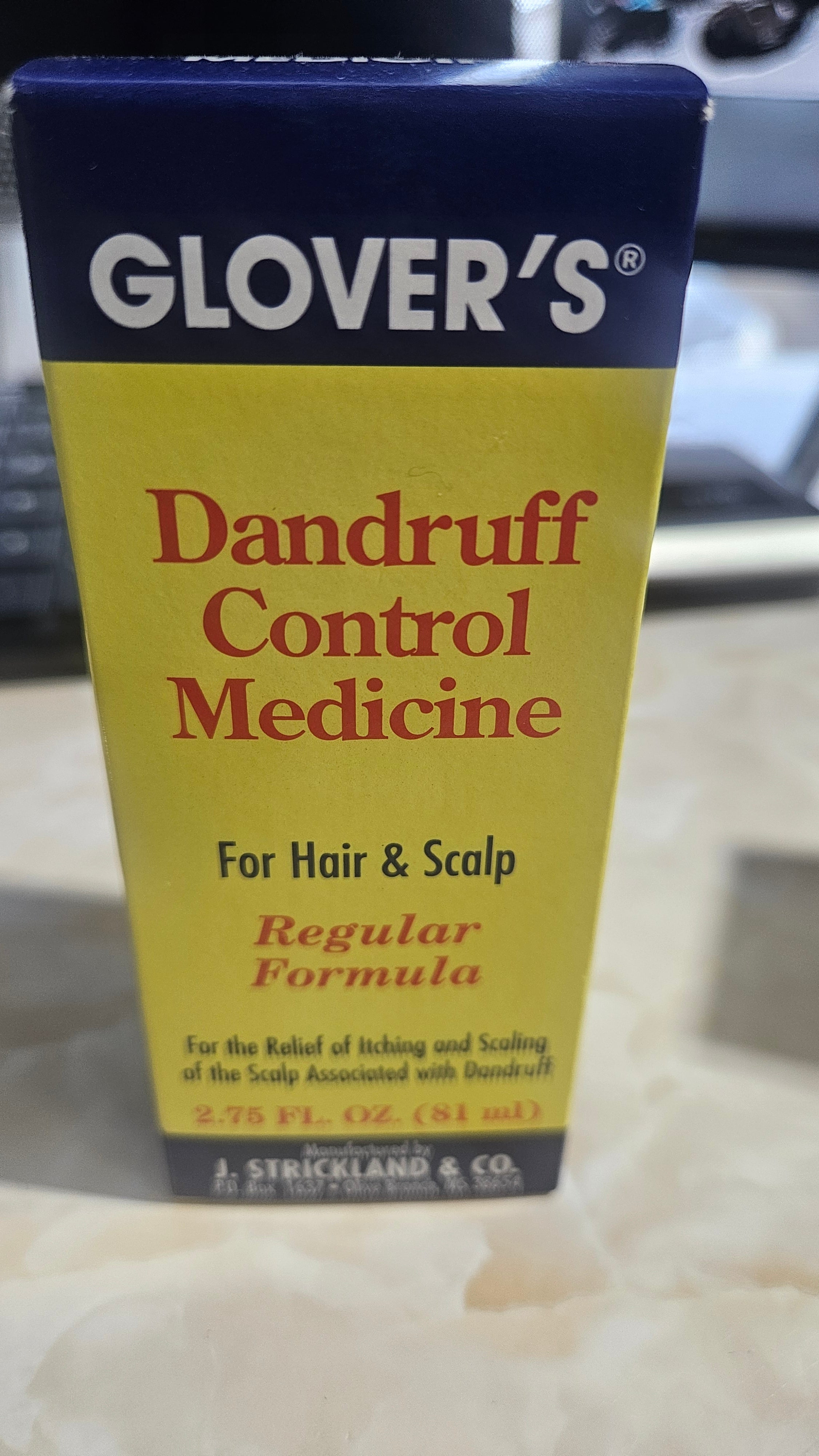 GLOVER'S DANDRUFF CONTROL MEDICINE