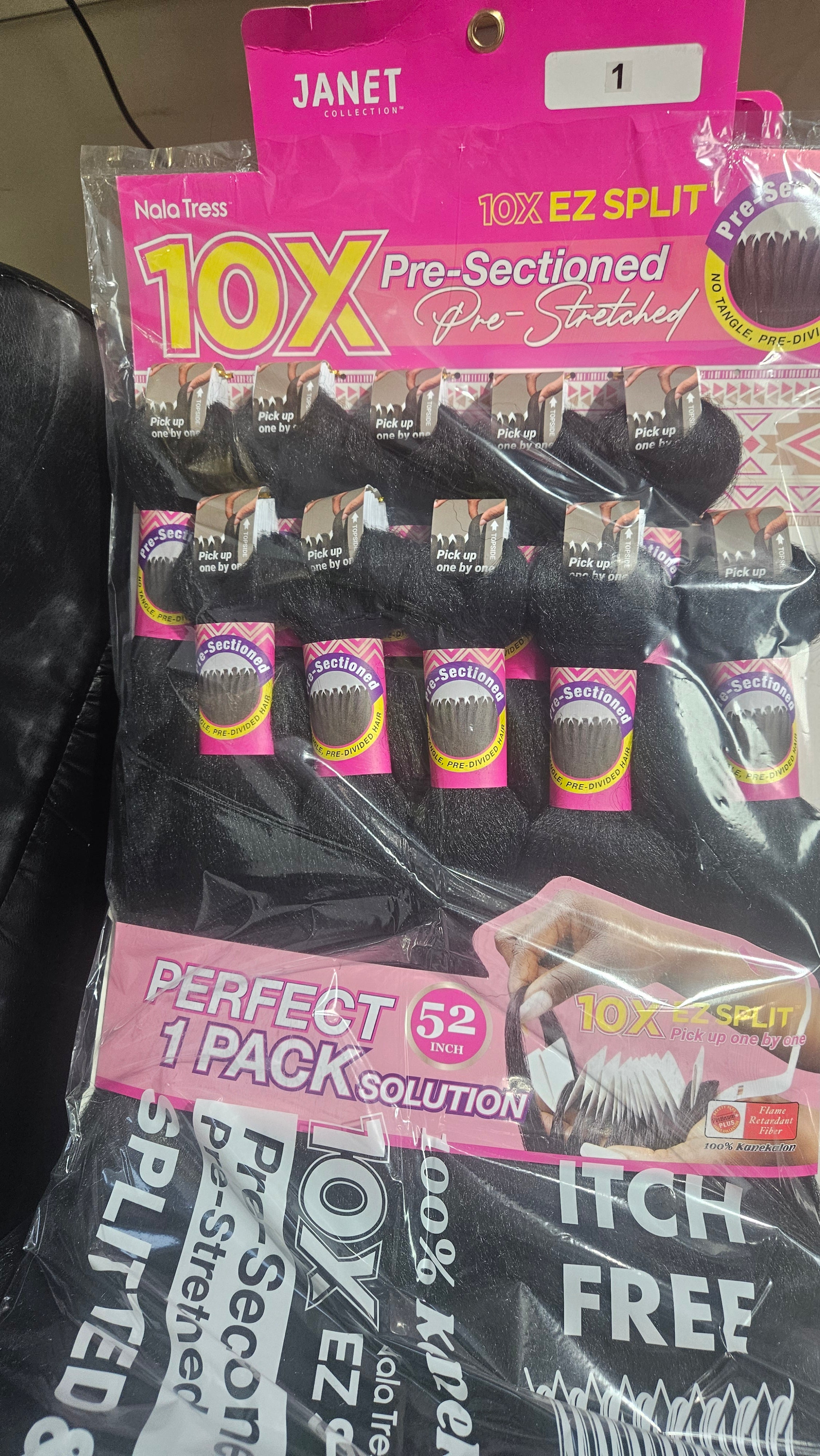 JANET collection 10X EZ SPLIT PRE-STRETCHED